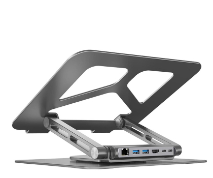 Akcesoria UNITEK Podstawka pod laptop / Dock USB-C z PD 100W D1109B01